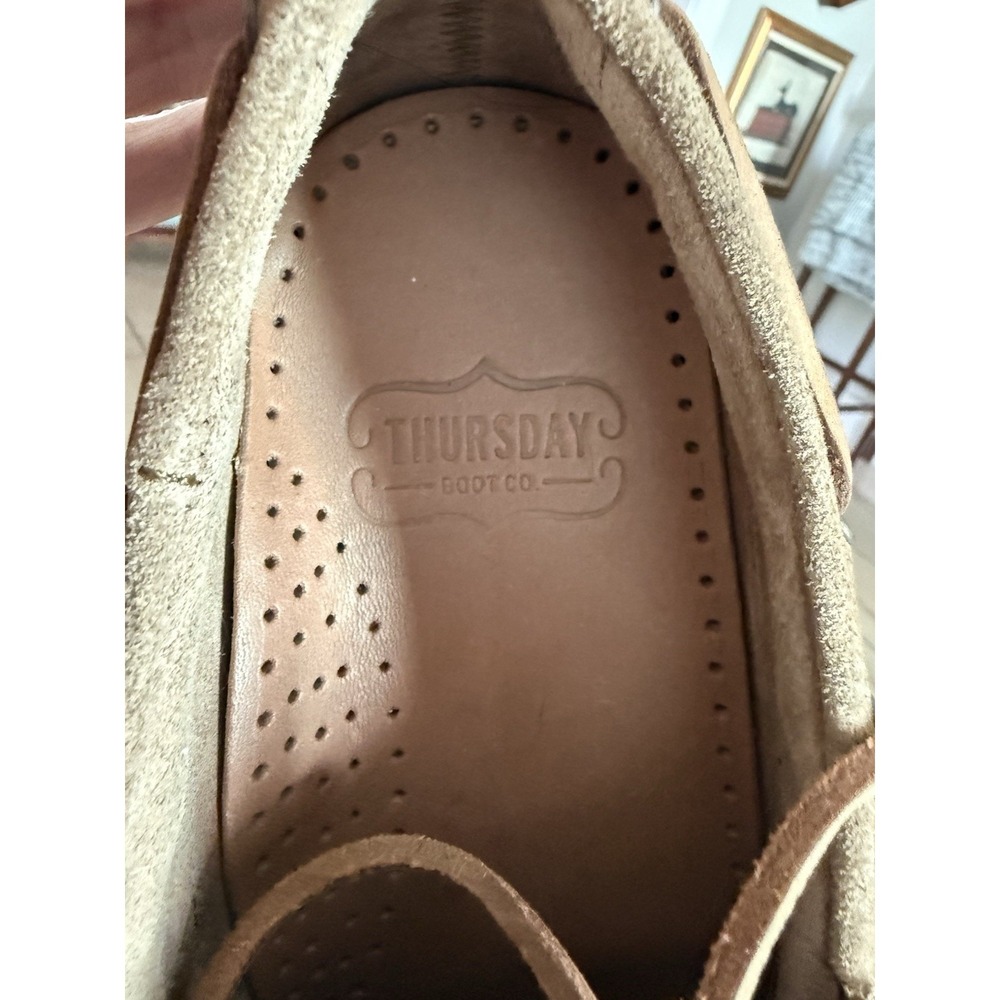 Thursday Boot Co. Mens Size 9 1/2 Everyday Leather Boat Shoes Top-Sider EUC - Picture 3 of 7